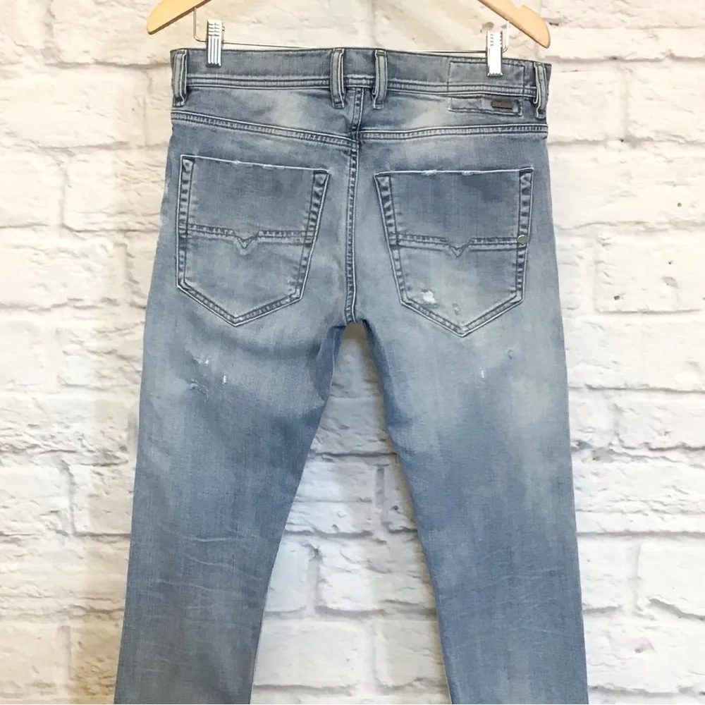 Diesel Tepphar 31x32 Tag Size Men's Distressed Slim Jeans Measures 33x31